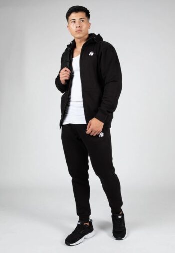 Kennewick Zipped Hoodie - Black