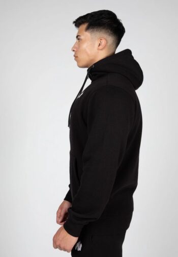 Kennewick Zipped Hoodie - Black