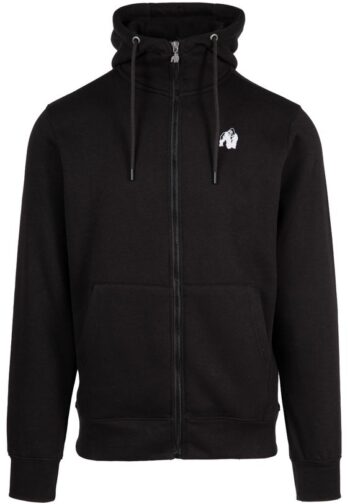 Kennewick Zipped Hoodie - Black