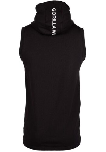 Lincoln Sleeveless Hoodie - Black