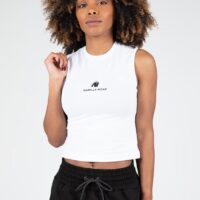 Livonia Crop Top - White