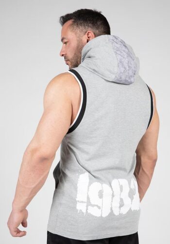 Loretto Hooded Tank Top - Gray