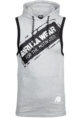 Loretto Hooded Tank Top - Gray