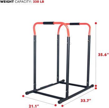 Sunny Health & Fitness Multi-Use Dip Station Bar