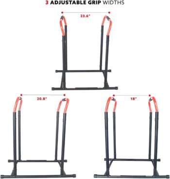 Sunny Health & Fitness Multi-Use Dip Station Bar