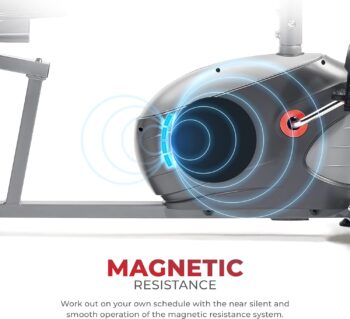 Sunny Health & Fitness Performance Interactive Series Recumbent Exercise Bike with Optional SunnyFit® App Enhanced Bluetooth Connectivity