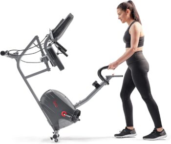 Sunny Health & Fitness Performance Interactive Series Recumbent Exercise Bike with Optional SunnyFit® App Enhanced Bluetooth Connectivity