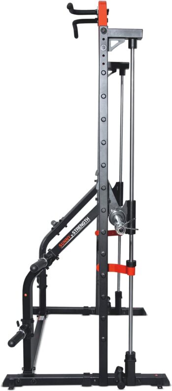 Sunny Health & Fitness Premium Squat Smith Machine Power Rack