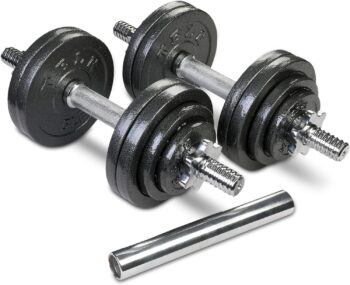 TELK Adjustable Dumbbells, Available for 45, 65, 105 and 200 lbs