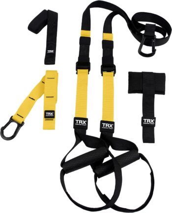 TRX PRO3 Suspension Trainer System, Design & Durability for Cross-Training, Weight Training, HIIT Training & Cardio, Includes 3 Anchor Solutions for Indoor & Outdoor Home Gyms