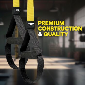 TRX PRO3 Suspension Trainer System, Design & Durability for Cross-Training, Weight Training, HIIT Training & Cardio, Includes 3 Anchor Solutions for Indoor & Outdoor Home Gyms