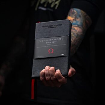 The Omega Project Black Book Training Journal – US Army Special Operations Elite Workout Planner – Leather Fitness Tracker Notebook Logs Exercise, Sleep, Recovery, Nutrition and More