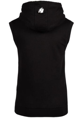 Virginia Sleeveless Hoodie - Black