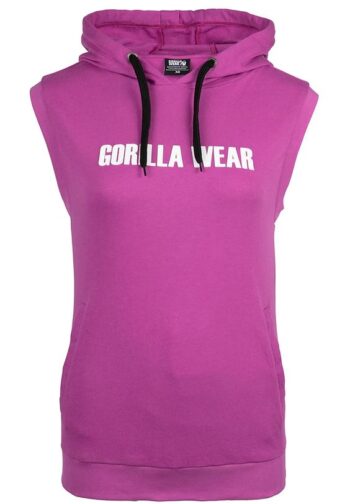 Virginia Sleeveless Hoodie - Pink