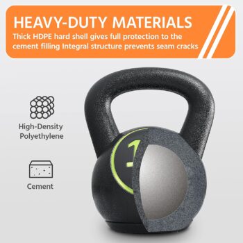 Yaheetech Kettlebell Sets 4 Piece Strength Training KettleBells Weight Set 5lb, 10lb, 15lb, 20lb Kettle Bell for Women & Men for Full Body Workout & Exercise Fitness