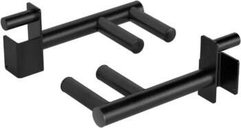 Yes4All 350 LBS Capacity - Dip Bars for 2x2 with 1" Hole Power Cage, Squat Rack Attachments - Narrow and Wide Grip Handles Dip Attachment for Dips, Pull Up, Push-up