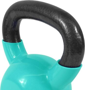 Yes4All Combo Kettlebells Vinyl Coated Weight Sets Great for Full Body Workout Equipment Push up, Grip Strength and Strength Training, Dumbbell Weights Exercises