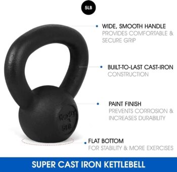 Yes4All Kettlebell Sets for Women/Men, Strength Training Kettlebells from Beginner to Intermediate Level, 25-105lbs