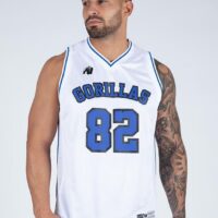 San Mateo Jersey Tank Top - White/Blue