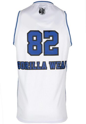 San Mateo Jersey Tank Top - White/Blue