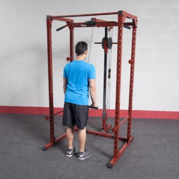 Best Fitness BFPRLATP5 Power Rack Package with Olympic Weights