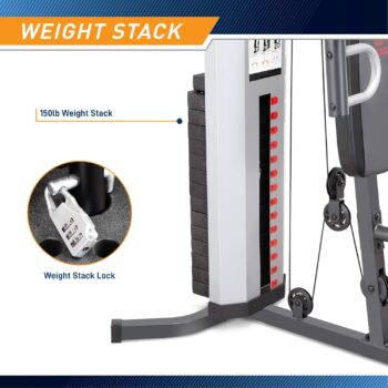 Marcy Multifunction Steel Home Gym 150lb Weight Stack Machine