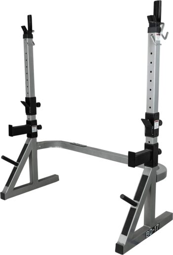 Valor Fitness BD-17 Squat Rack and Bench Press Rack for Home Gym Leg Exercise Machine and Chest Workout Equipment