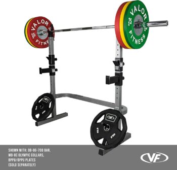 Valor Fitness BD-17 Squat Rack and Bench Press Rack for Home Gym Leg Exercise Machine and Chest Workout Equipment