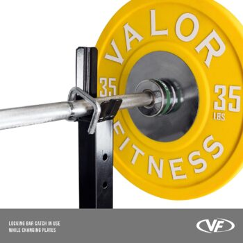 Valor Fitness BD-17 Squat Rack and Bench Press Rack for Home Gym Leg Exercise Machine and Chest Workout Equipment