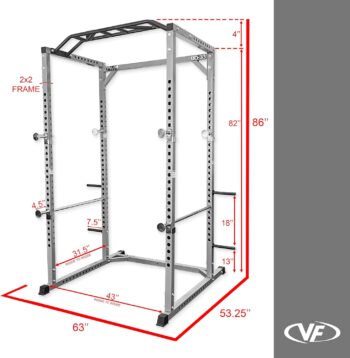 Valor Fitness BD-33 Heavy Duty Power Rack - Squat Rack Combo - Power Cage Bundle Options Available - Weightlifting Home Gym Equipment