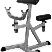 Valor Fitness CB-11 Standing Arm Curl Station for Strength Training w/Pivot and Contoured Arm Rest