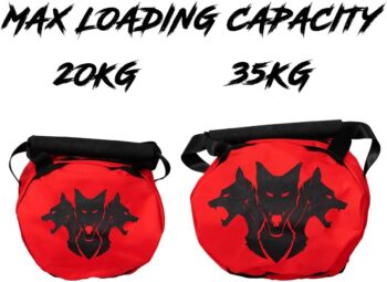 CERBERUS Strength Throwing Bag V2 - Adjustable Kettlebell Sandbag - Perfect for Home Gyms