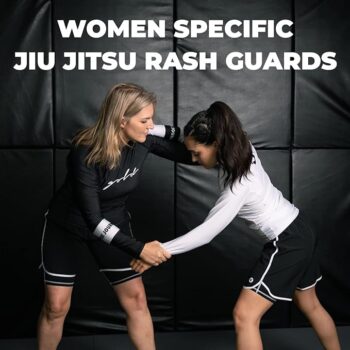 Gold BJJ Foundation Women's Rash Guard - No-Gi and Gi Jiu Jitsu Rashguard for Women