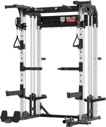 MAJOR FITNESS Multi-Functional All-in-One Power Rack Raptor F22, Squat Rack Home Gym Fitness, A Standard Strength Training Half Rack Power Cage