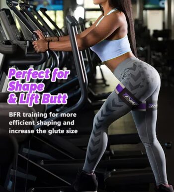 Occlusion Bands for Women Glutes & Hip Building, Blood Flow Restriction Bands BFR Bundle Booty Bands, Best Fabric Resistance Bands for Exercising Your Butt, Squat, Thigh, Fitness