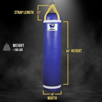 PROLAST 5ft Filled 100LB Boxing MMA Muay Thai 5ft Heavy Punching Kicking Bag