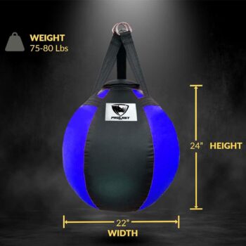 PROLAST Wrecking Ball Heavy Bag Body Snatcher Professional Boxing Training Muay Thai MMA Specialty Punching Bag (Filled)