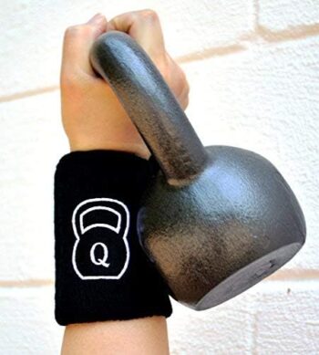 Quest Kettlebell Wrist Guard (Pair) with Pad - Crossfit WOD Training Arm Guards