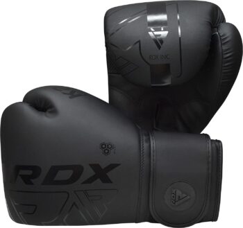 RDX Boxing Gloves Men Women, Pro Training Sparring, Maya Hide Leather Muay Thai MMA Kickboxing, Adult Heavy Punching Bag Gloves Mitts Focus Pad Workout, Ventilated Palm