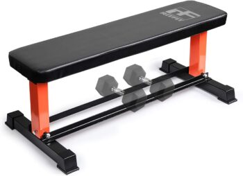 RITFIT WEIGHT BENCH Multi Purpose Strength Training Benches for Home Workouts, Compact Adjustable Weight Bench with Storage Space, No Assembly Required