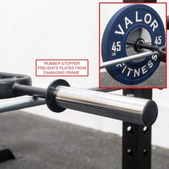 Valor Fitness OB-MULTI Swiss Bar Football Barbell w/ Multi Grips for Bench Press Curl and Pressing