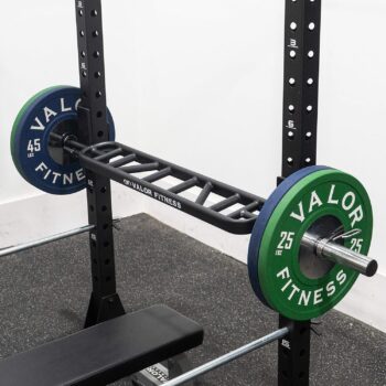 Valor Fitness OB-MULTI Swiss Bar Football Barbell w/ Multi Grips for Bench Press Curl and Pressing