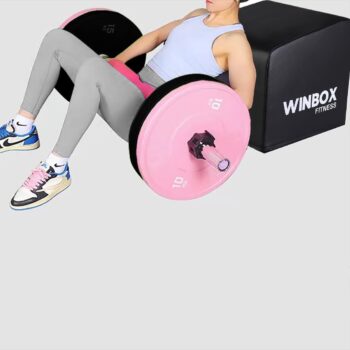 WINBOX Hip Thrust Machine, Workout Box for Hip Thrust, Core & Ab Strength Training, Glute Workout Equipment for Home and Gym - Medium Size