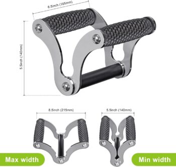 Wall Mount Landmine Attachment for Olympic Bars, V Bar Row Landmine Handle Attachment for Barbell Bar, Viking Press Landmine Handle Attachment, Ideal for Home Gym Workouts