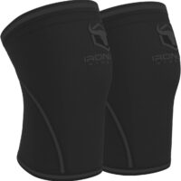 Iron Bull Strength 7mm Knee Sleeves (Pair) for Weightlifting & Powerlifting (USPA, IPL, IWF & USAW Approved) | High-Performance Knee Compression Support For Squats, Weight Lifting - Men and Women