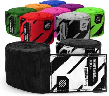 Sanabul Elastic 180 inch Boxing Handwraps | Boxing Gloves Muay Thai MMA Boxing Hand Wraps