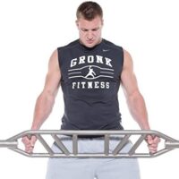 Gronk Fitness Swiss Bar- Commercial Grade | Multi Grip Football Bar for Versatile Upper Body Strength Training