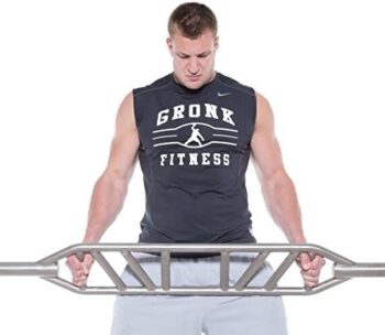 Gronk Fitness Swiss Bar- Commercial Grade | Multi Grip Football Bar for Versatile Upper Body Strength Training