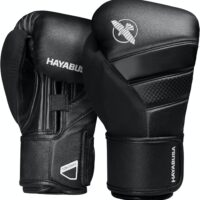 Hayabusa T3 Boxing Gloves for Men and Women Wrist and Knuckle Protection, Dual-X Hook and Loop Closure, Splinted Wrist Support, 5 Layer Foam Knuckle Padding