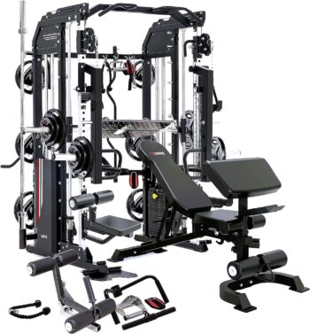 Hercules Trainer | Commercial Smith Machine & Functional Trainer | All in One Home Gym | Full Attachments